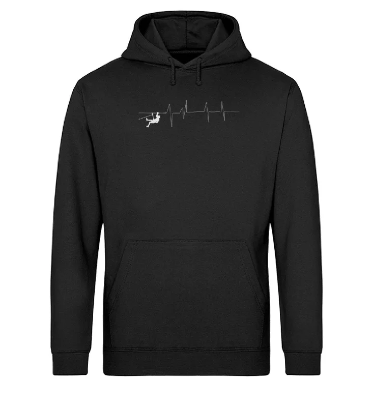 Today’s Deal Herzschlag Klettern - Unisex Organic Hoodie