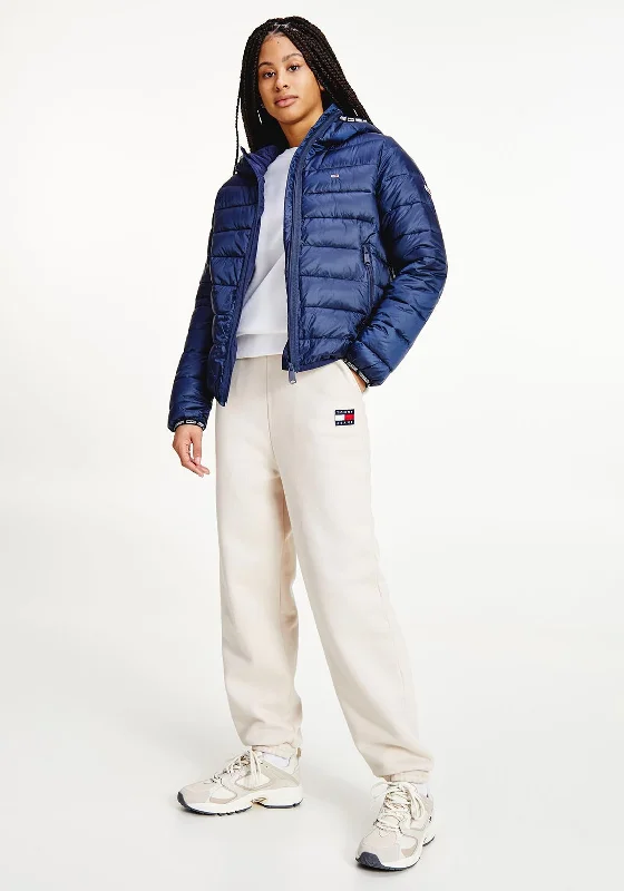 Inventory Reduction Tommy Jeans Womens Tape Trim Jacket, Twilight Navy