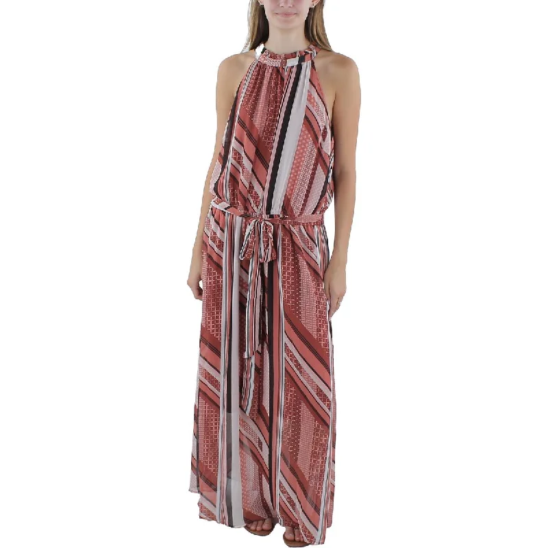 Closeout Sale City Chic Womens Printed Chiffon Maxi Dress