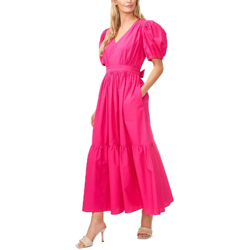 Value Deals CeCe Womens Puff Sleeve Long Maxi Dress