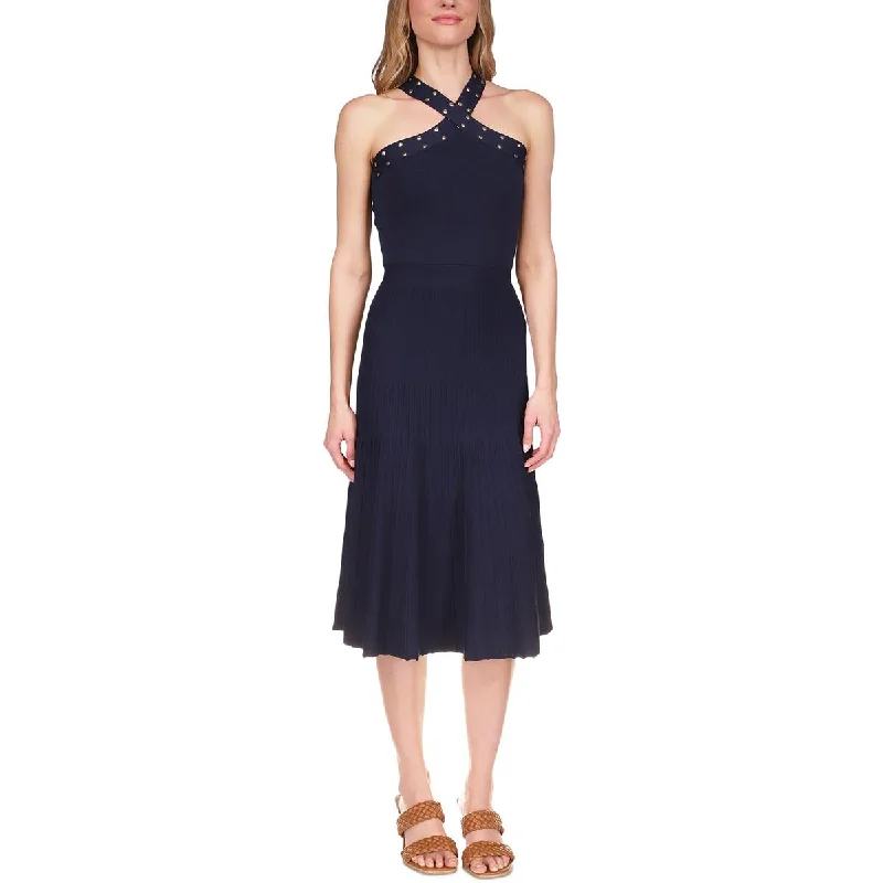 Reduced Prices MICHAEL Michael Kors Womens Studded Midi Fit & Flare Dress
