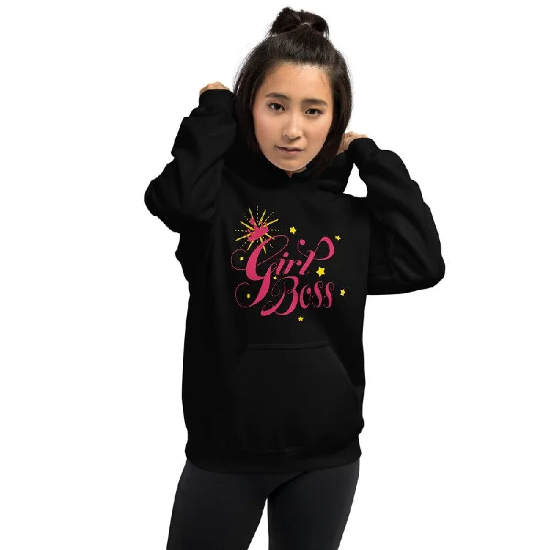 Don't Miss Girl Boss Motivational Inspirational Quote Everyday Cozy  Go-to Unisex Hoodie