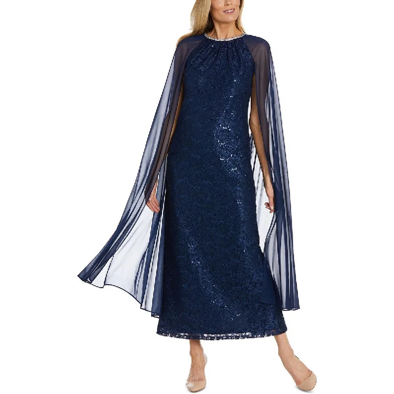 Get It Before It’s Gone R&M Richards Womens Lace Embellished Evening Dress