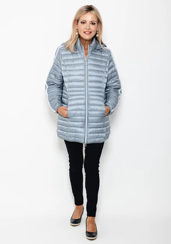 Clearance Event Normann Sporty Sleeve Quilted Jacket, Silver