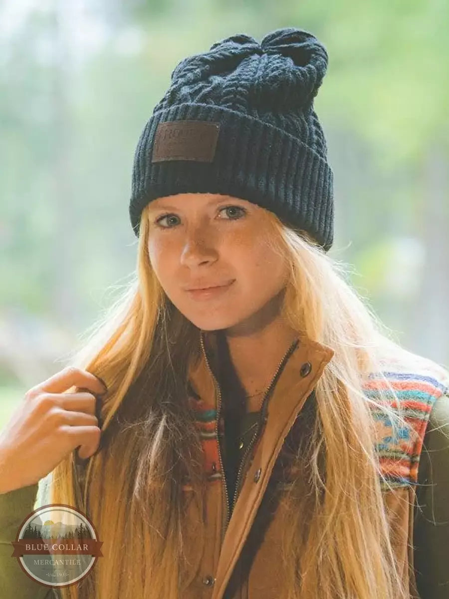 Price Rollback 2052 Leather Patch Beanie