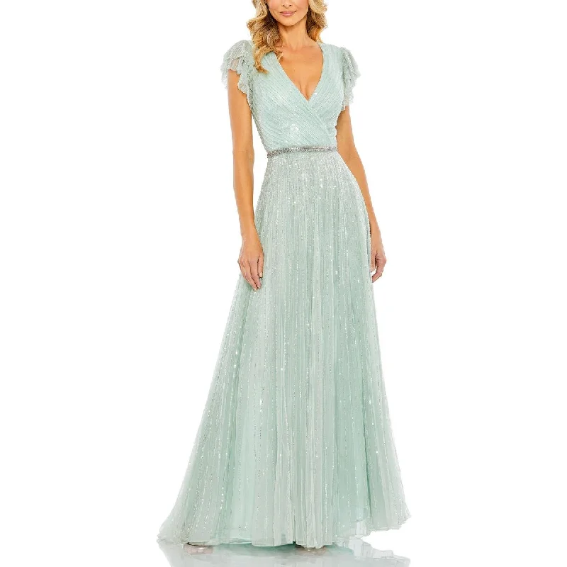 Inventory Reduction Mac Duggal Womens Embellished Formal Evening Dress