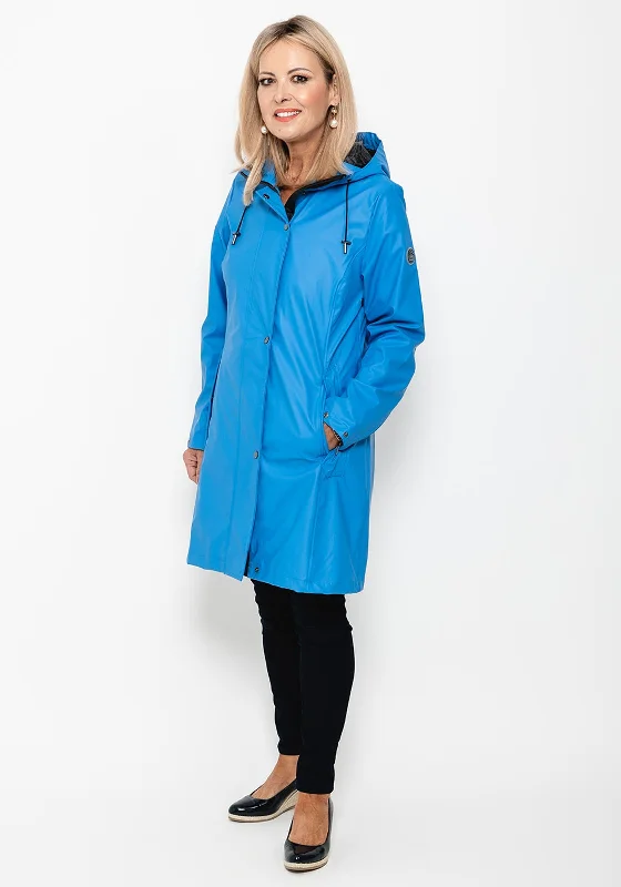 Anniversary Sale Frandsen Soft Shell Long Raincoat, Blue