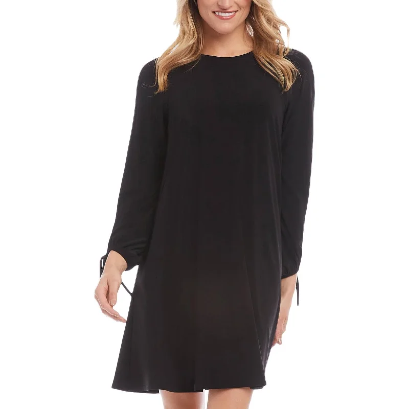 Deep Discounts Karen Kane Womens Tie Sleeve Knee Shift Dress
