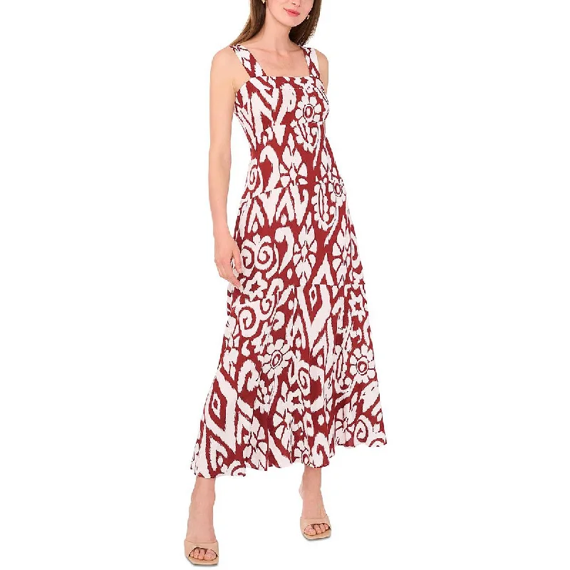 Lowest Prices MSK Womens Printed Square Neck Maxi Dress