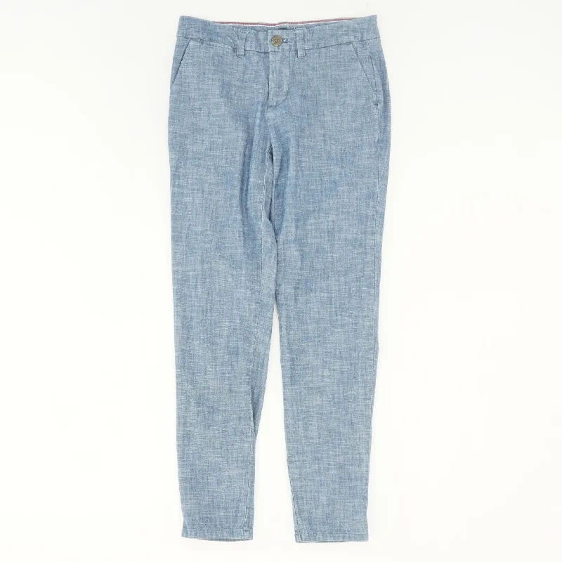 Lowest Price Blue Solid Khaki Pants