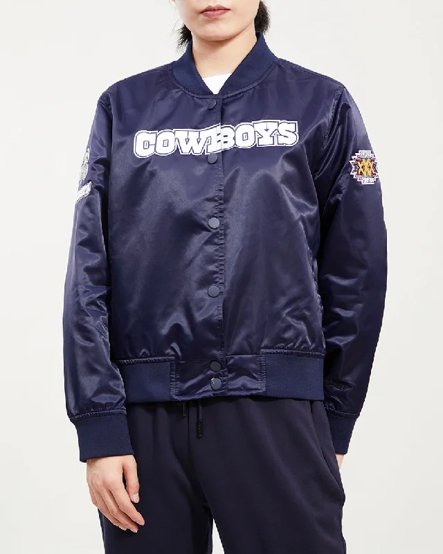 Today’s Special CHAMARRA DE SATÉN NFL DALLAS COWBOYS CLASSIC ESSENTIALS PARA MUJER
