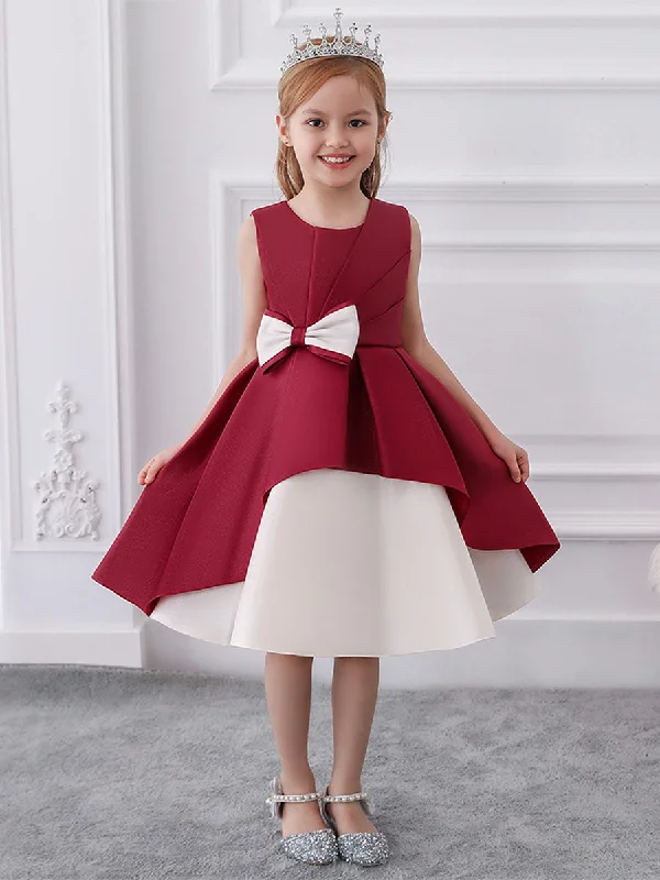 Bargain Prices Ball Gown Scoop Sleeveless Flower Girl Dresses with Tiered