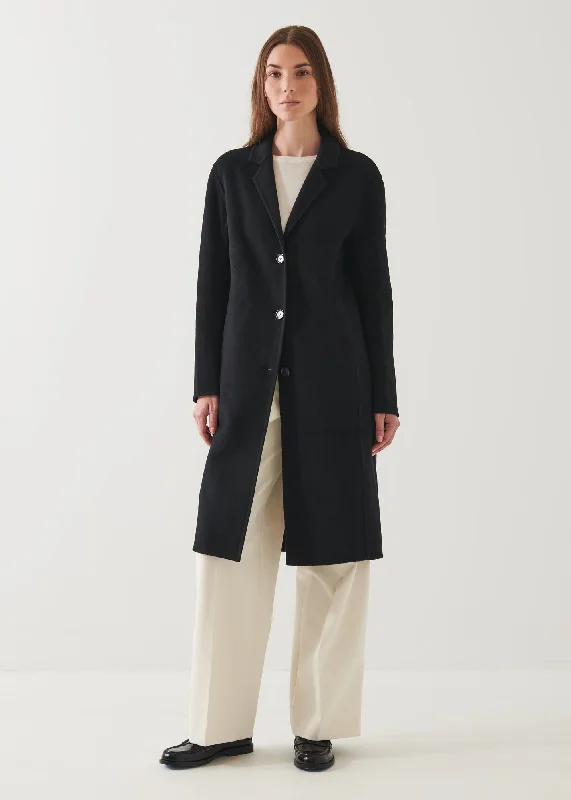 Best Bargains Oversized Single Breasted Wool Coat