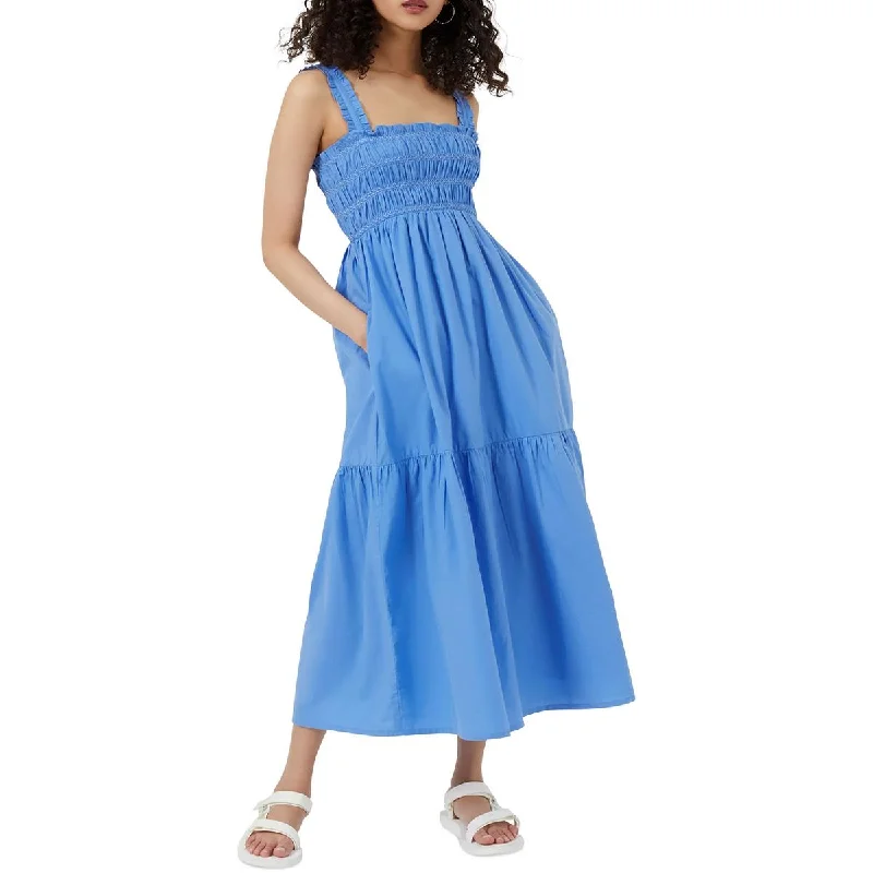 Anniversary Sale French Connection Womens Cotton Tea Length Sundress