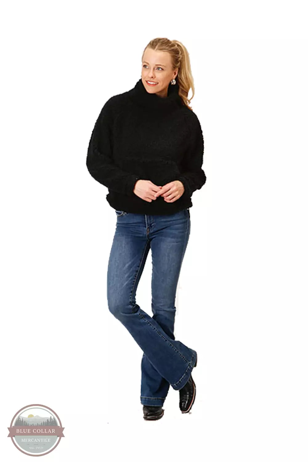 Final Clearance 03-098-0250-6184 BL Polar Fleece Side Zip Pullover