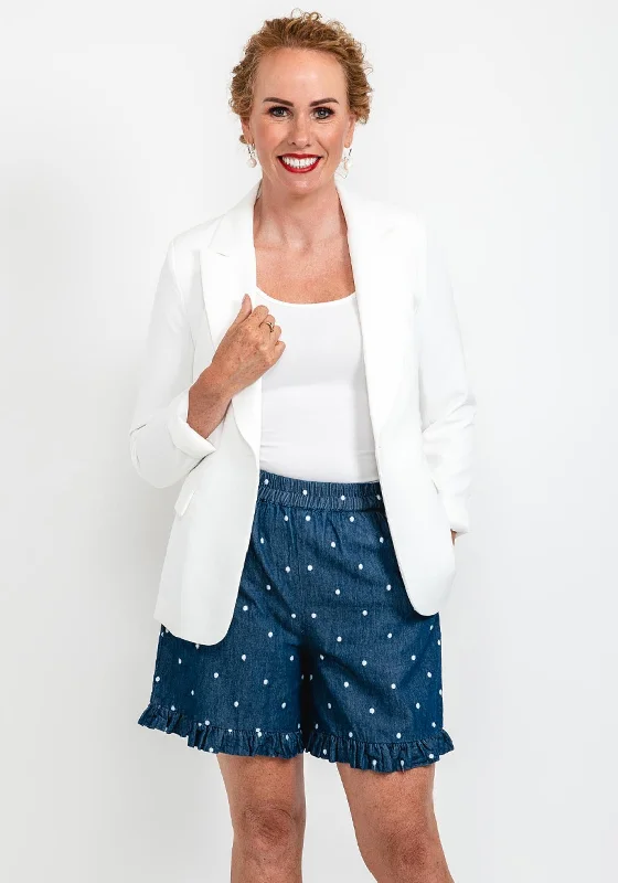 Sneak Peek Sale Seventy1 Lapel Collar Blazer, White