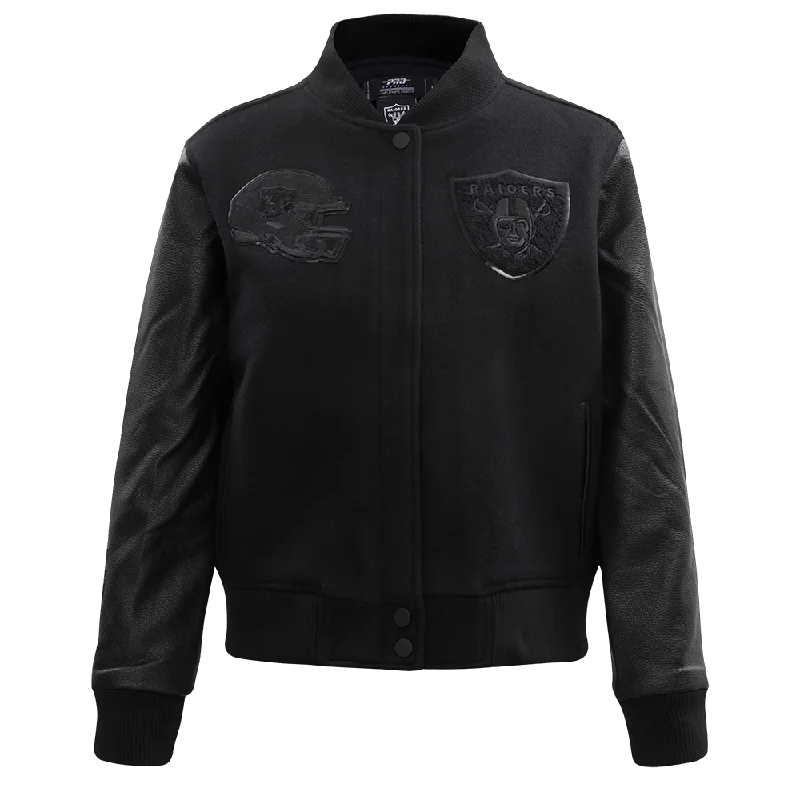 Price Rollback CHAMARRA UNIVERSITARIA NFL LAS VEGAS RAIDERS CLASSIC 3BK PARA MUJER