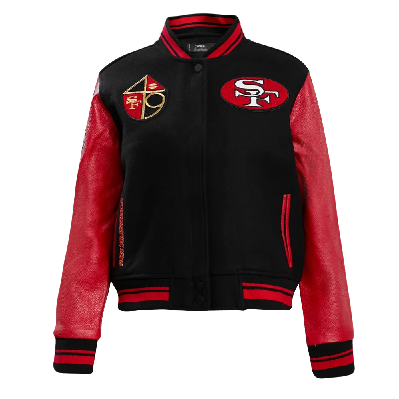 Special Savings CHAMARRA UNIVERSITARIA NFL SAN FRANCISCO 49ERS RETRO CLASSICS PARA MUJER
